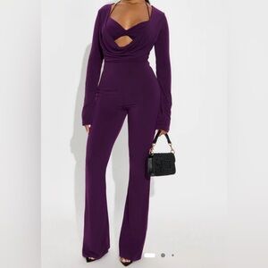 Chic Plum Jumpsuit